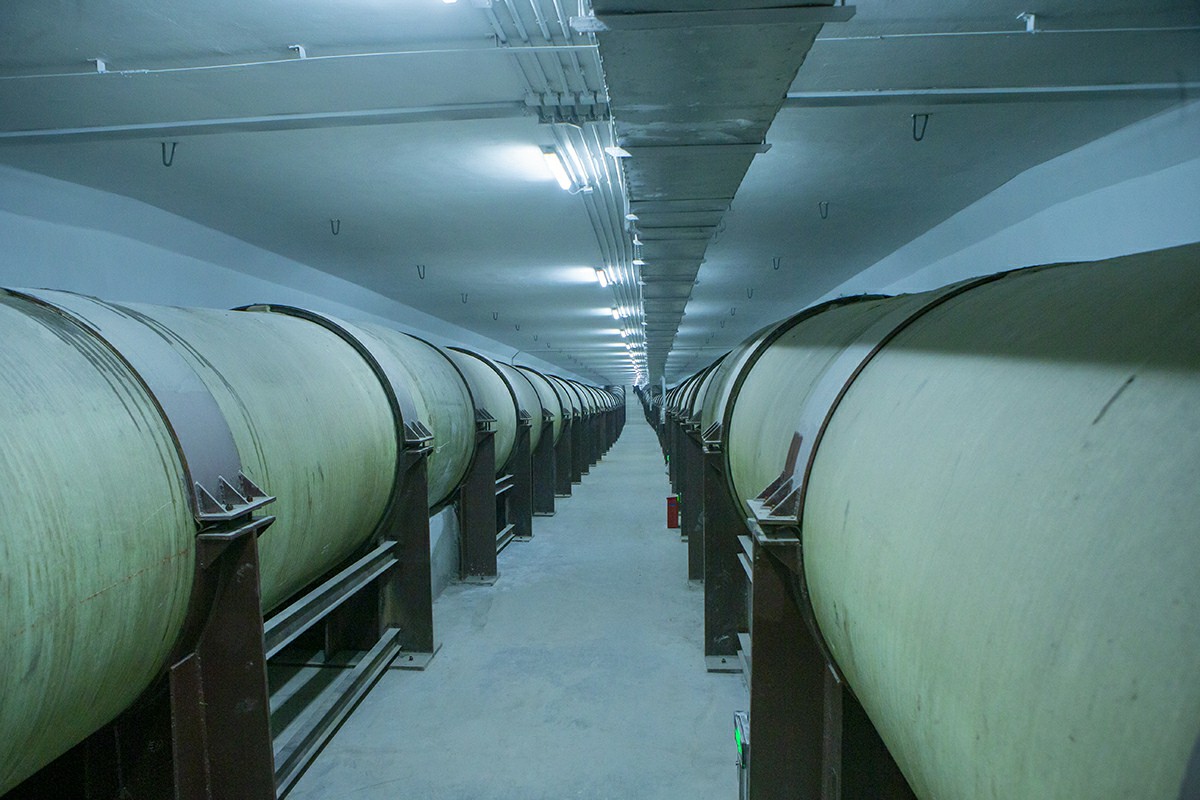Large-diameter GRP pipe